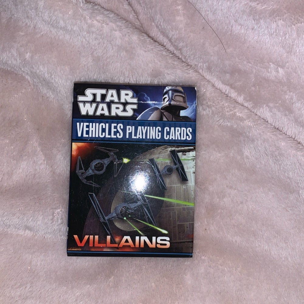Star Wars Villains Vehicles Playing Cards 2011